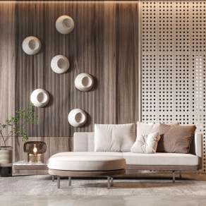 现代贵妃椅3D模型下载